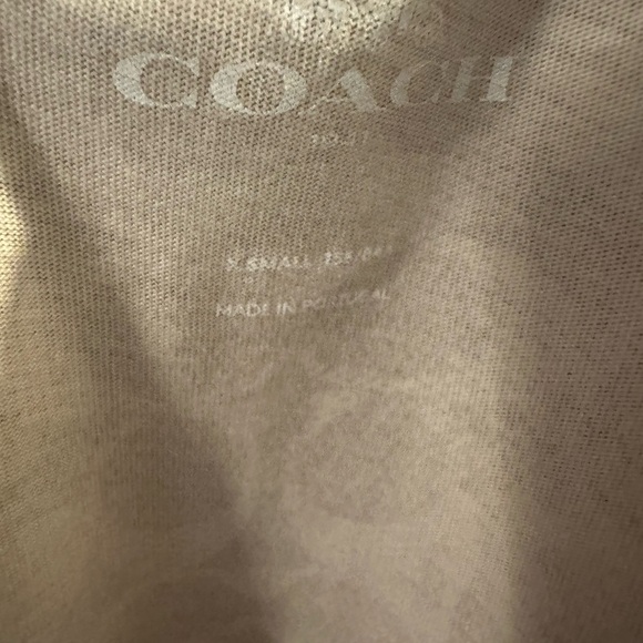 Coach Pink and Tan Short Sleeve Tees with Bold Love Design - Picture 7 of 7